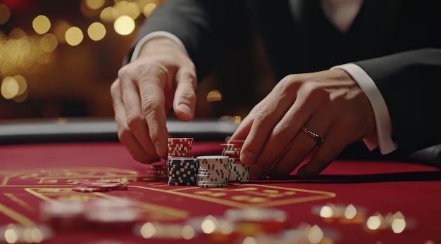 shienslot live-dealer studio with HD broadcast setup and professional croupier